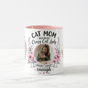 Custom Photos & Names Cat Mum Gift Mug