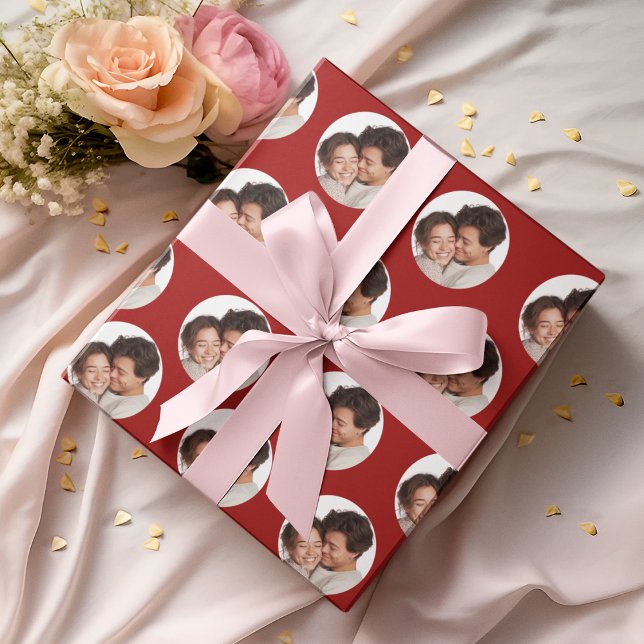 Custom Photos Valentine's Day Wrapping Paper  (Creator Uploaded)