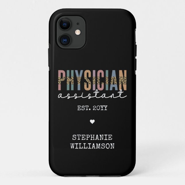 Custom Physician Assistant Physician Associate PA Case-Mate iPhone Case (Back)