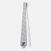 Custom Pi 3.14 Math Geek Tie