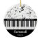 Custom Piano Keyboard Music Notes Personalised