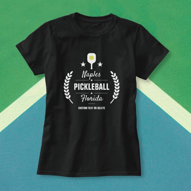 Custom Pickleball Club Add City Name State T-Shirt (Creator Uploaded)