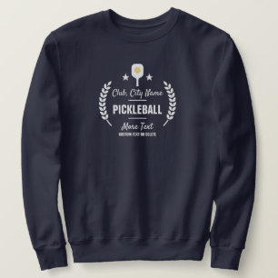 Custom Pickleball Club City State Name Retro  Sweatshirt