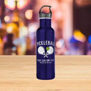 Custom Pickleball Lover's Team Club Paddle & Ball 710 Ml Water Bottle
