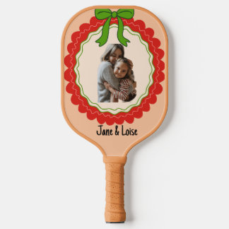 Custom Pickleball Paddle Photo Text Sports Design