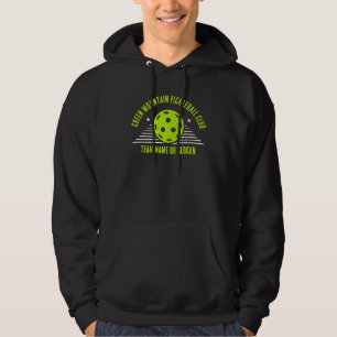 Custom Pickleball Team Name Club League Hoodie