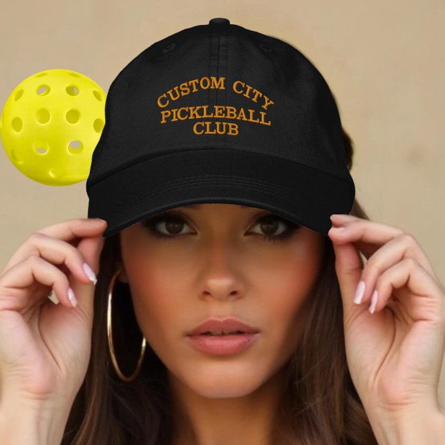 Custom Pickleball Team Player Gift Embroidered Hat (Creator Uploaded)