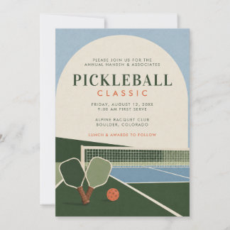 Custom Pickleball Tournament Invitation
