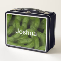 Custom Pickles Metal Lunch Box