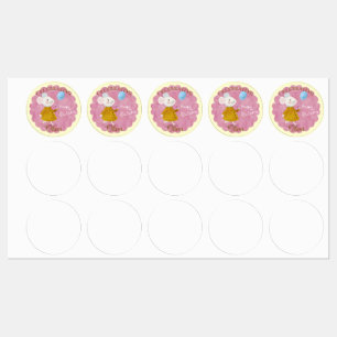 Custom Picnic Mouse Birthday Party Food Label