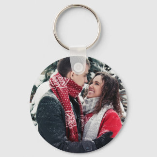 Custom Picture Keychain, Personalized Text Key Ring