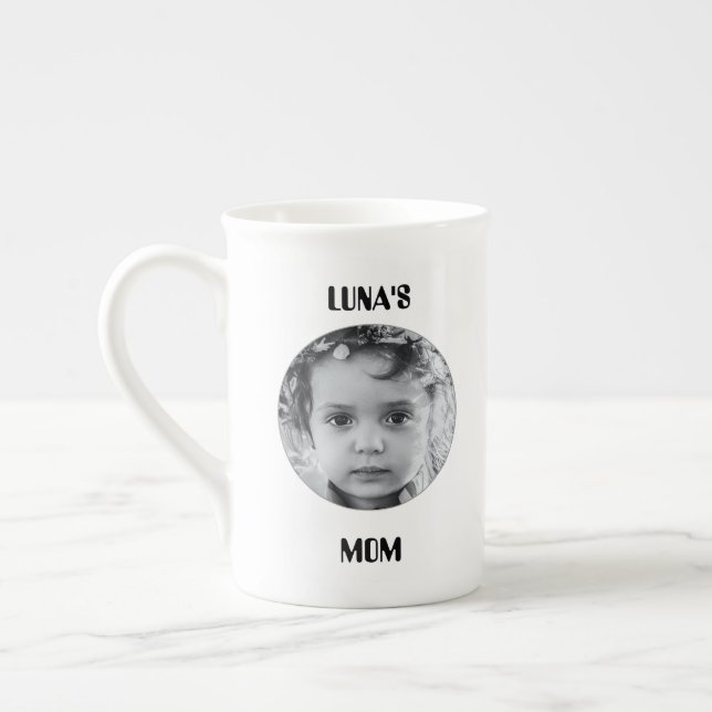 Custom Picture & Name Coffee Mug (Left)