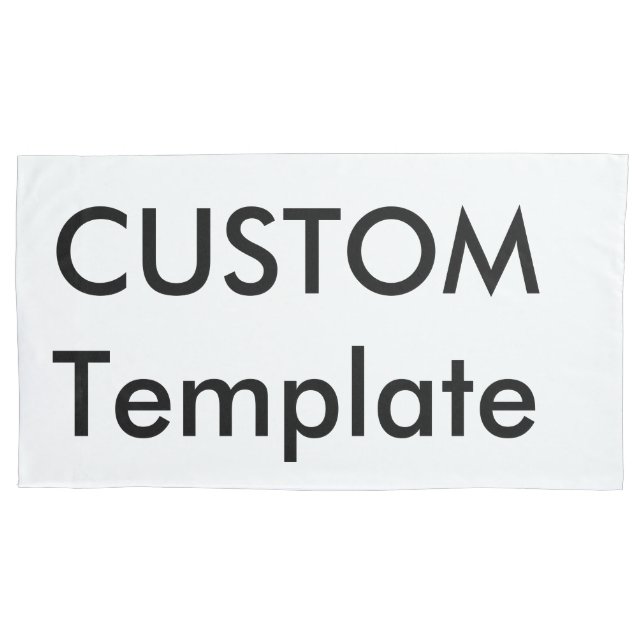 Custom Pillowcase King Size 20" x 40" (Front)