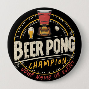 Custom Ping Pong Beer League 10 Cm Round Badge