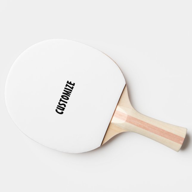 CUSTOM PING PONG PADDLE RUBBER BACK (Side)