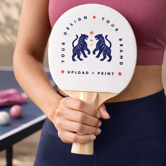 Custom Ping Pong Paddles | Your Design Upload (Upload your artwork and turn these ping pong paddles into custom branded merch or a stylish gift)