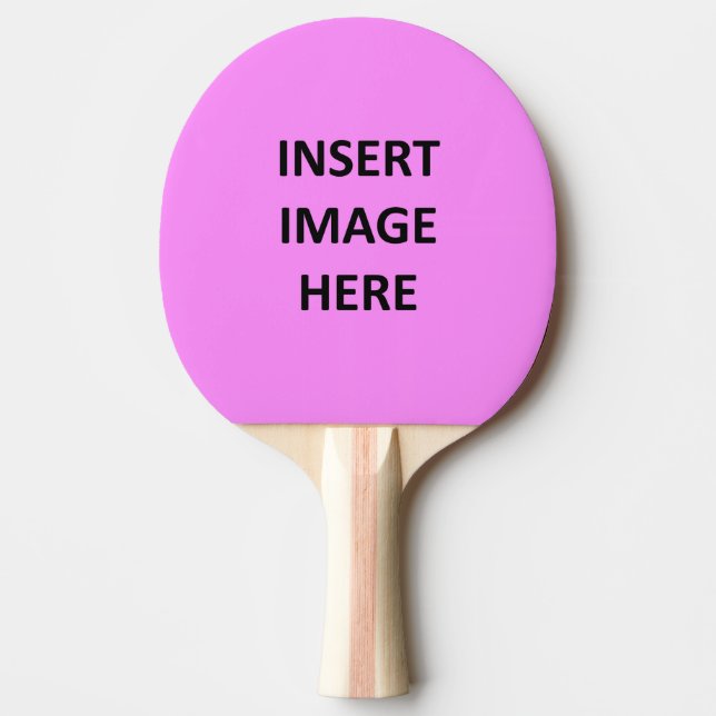 Custom Ping Pong Table Tennis Paddle Template (Front)