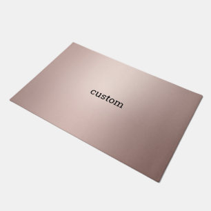 custom pink abstract doormat