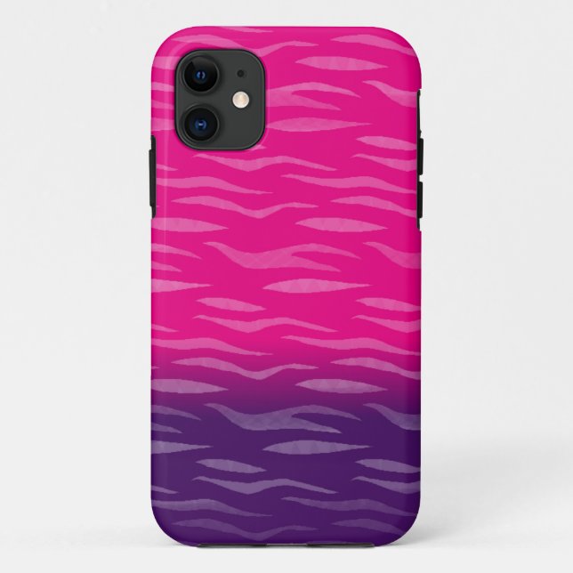 Custom Pink and Purple Design Case-Mate iPhone Case (Back)