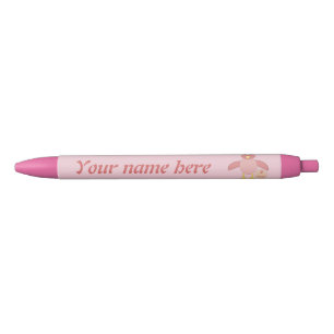 Custom Pink Birthday Girl Chick Pen