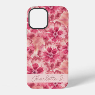 Custom Pink Floral Coquette iPhone 12 Case