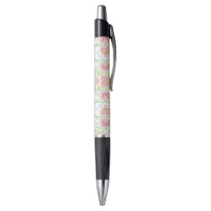 Custom Pink Floral with Name Pen