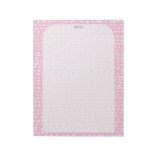 CUSTOM Pink Inky Dots TO-DO List Shopping Note