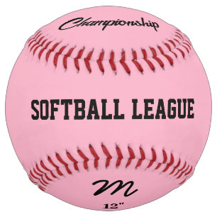 Custom Pink Light Softball
