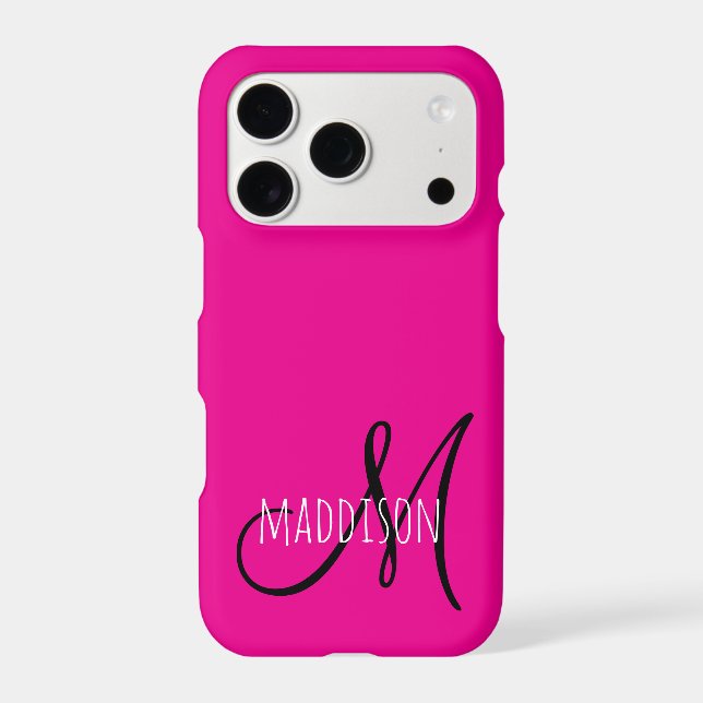 Custom Pink Monogram (Back)