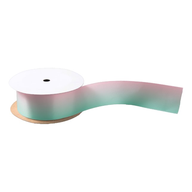 Custom Pink Ombre Satin Ribbon (Spool)