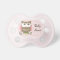 Custom Pink Owl Pacifier