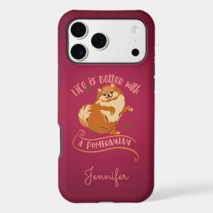 Custom Pink Pomeranian Lover
