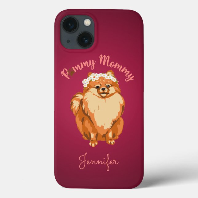 Custom Pink Pommy Mummy Case-Mate iPhone Case (Back)