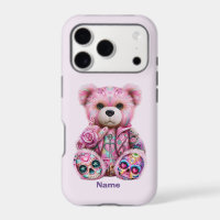 Custom Pink Punk Teddy Bear
