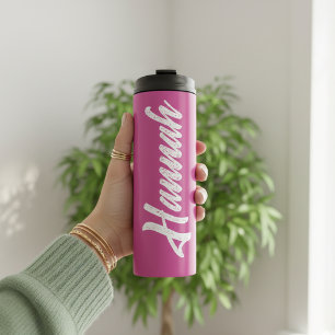 Custom Pink Tumbler for Mum, Grandma, and Friends
