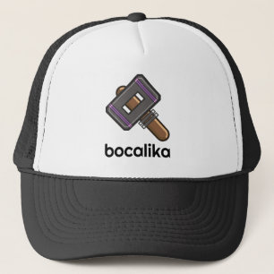 Custom Pixel Hammer Logo T-Shirt – Editable Text Trucker Hat