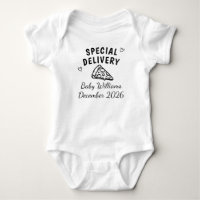 Custom Pizza Special Delivery Pregnancy Reveal