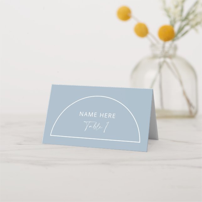 Custom place card design for Erica_TABLE 1 (Front)