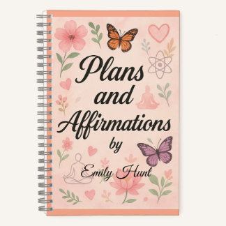 Custom Plans & Affirmations Notebook Gift