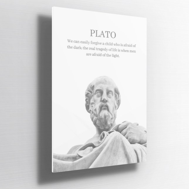 Custom Plato inspirational quote Poster (Creator Uploaded)