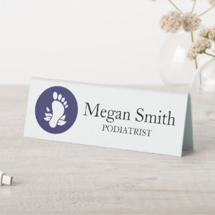 Custom Podiatrist Foot Care Clinic Name Title