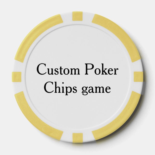 custom Poker Chips games (Front)