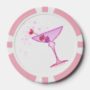 CUSTOM POKER CHIPS - PINK MARTINI