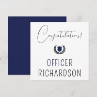 Custom Police Officer Police Academy Graduation