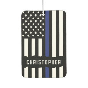 Custom Police Officer Thin Blue Line Police Car Air Freshener