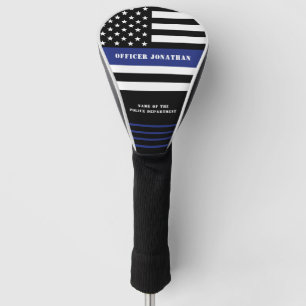 Custom Police Officer Thin Blue Line Police Dept. Golf Head Cover