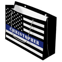 Custom Police Officer Thin Blue Line Police Dept.