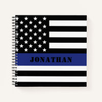Custom Police Officer Thin Blue Line Police Dept.