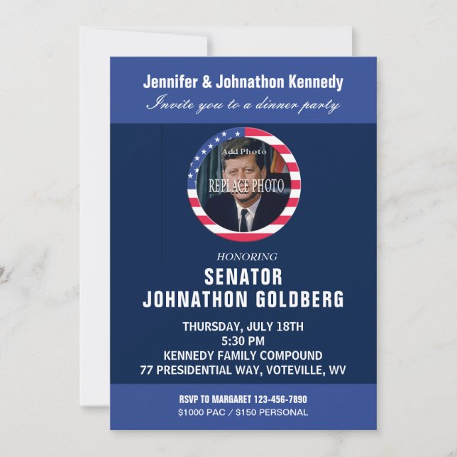 Custom Political Campaign Template  (Front)