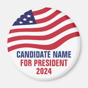 Custom Political Candidate 2024 Election Campaign Magnet